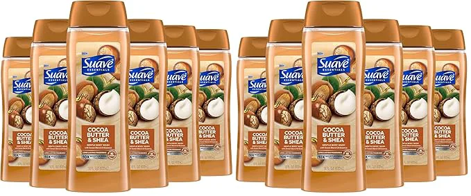 Practical Suave Moisturizing Body Wash Cocoa Butter and Shea First-Class