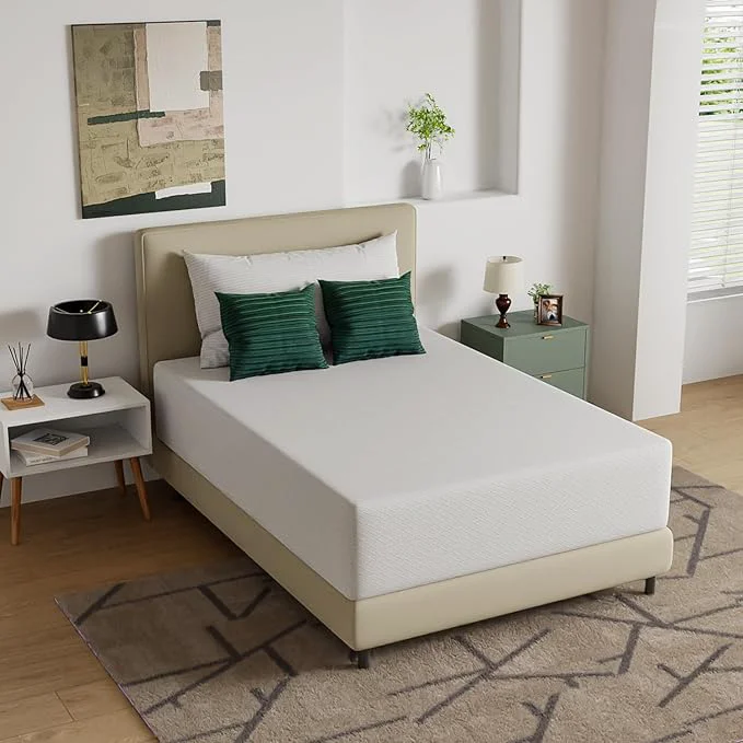 Genuine FDW 14 inch Gel Memory Foam Mattress Medium Firm Mattresses for Cool Sleep Relieving No Fiberglass CertiPUR-US Mattress in a Box Full Prestigious
