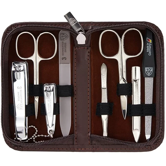 Unique 3 Swords Germany – manicure pedicure set kit Natural
