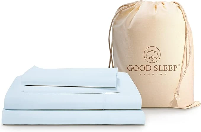 Dependable 1000 Thread Count Egyptian Cotton Sheets Twin XL Size 4 Pc Luxury Sheets Set Long Staple Cotton Sheets for Twin XL Size Bed 18 quot Deep Pocket Hotel Style Sheets Sateen Sheet Twin XL Light Blue Sustainable