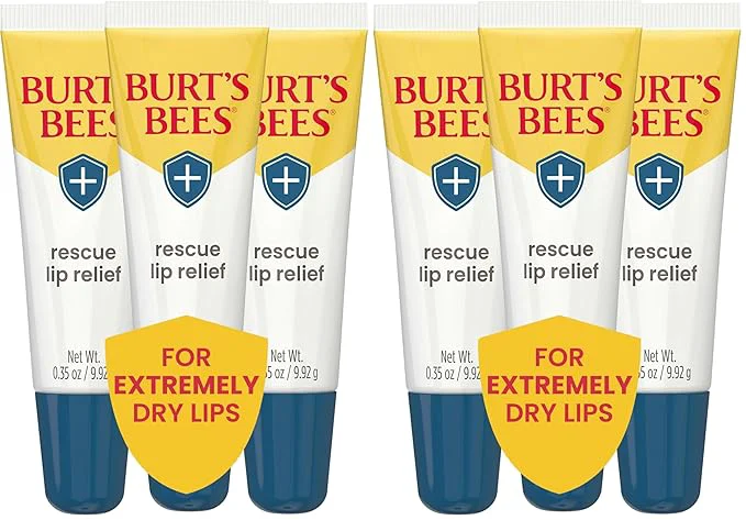 Easy-to-Use Burt’s Bees Rescue Lip Relief for Valentine’s Day Hydrating Lip Balm for dry Modern