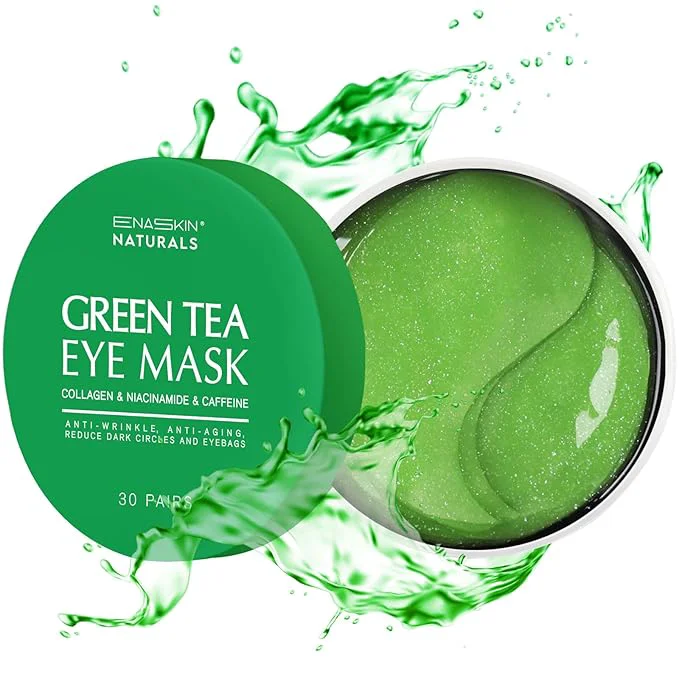 Efficient Under Eye Patches for Dark Circles 30 Pairs Green Tea Eye Gels Pads Crafted