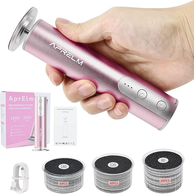 Convenient APRELM Rechargeable Electric Foot Callus Remover High-End