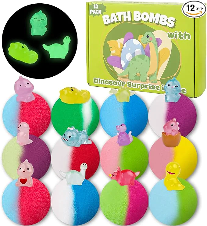 Fine Crafted Bath Bombs for Kids Handmade Organic Bubble Bath Ball Gift Set for Boys and Original
