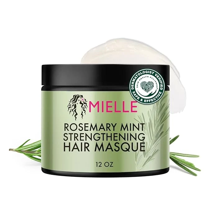 Lightweight Mielle Organics Rosemary Mint Strengthening Hair Mask Deep Conditioning Functional
