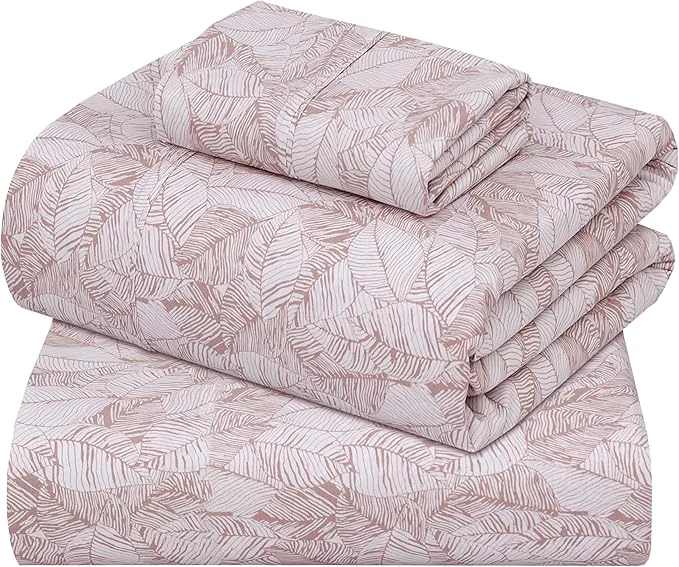 Healthy ZOYER Cotton Sheets – Twin XL Size Percale Bedding Cooling amp Breathable Durable with a Crisp Soft amp Comfortable Feel 16 quot Deep Pocket 3-Piece Set Negative Print Luxury