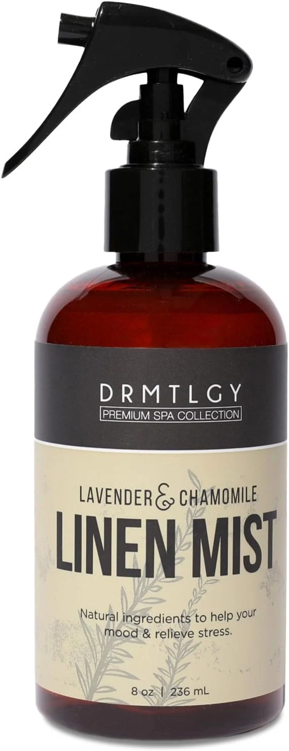 Prestigious DRMTLGY Natural Lavender Linen Mist and Room Spray. Pure Lavender Essential Oil Selected