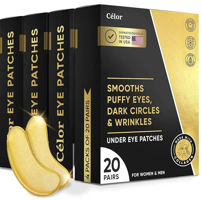 Premium Material Celor Under Eye Patches for Puffy Eyes and Dark Circles Breathable