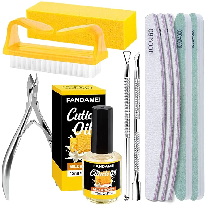 Traditional FANDAMEI Nail Buffer and File Nail Care Kit Stylish
