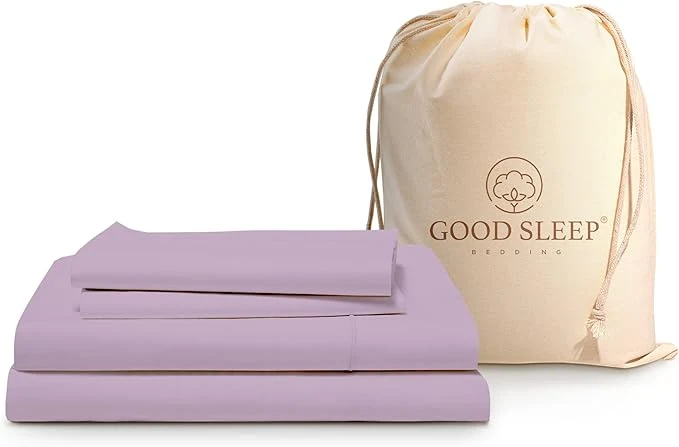 Expertly Made 4 Pc Lavender Full Size Bed Sheets Set Egyptian Cotton Sheets Full Size Soft Comfy Double Bed Sheets Bed Set 16 quot Deep Pocket Full Sheet Set – 1 Fitted Sheet 1 Flat Sheet amp 2 Pillow Case Flexible