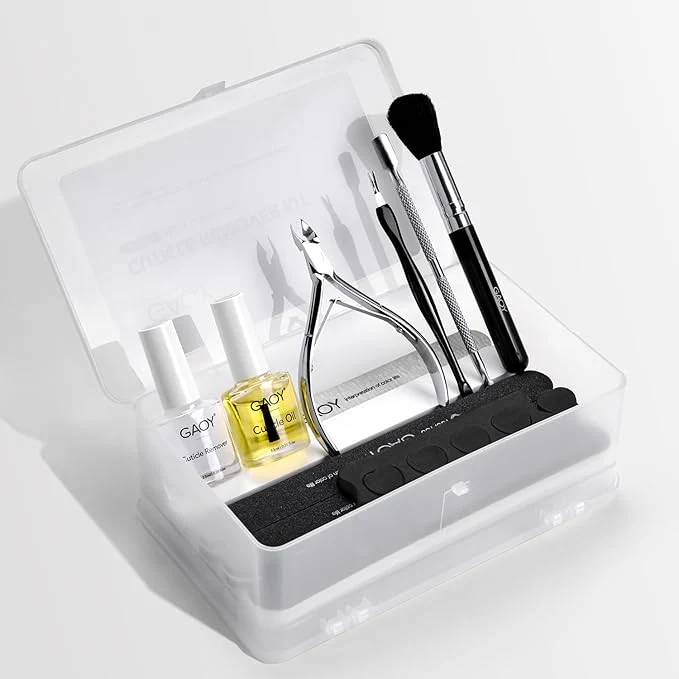 Classic GAOY Cuticle Remover Kit All-in-One Cuticle Trimmer and Nipper Nail Oil and Breathable