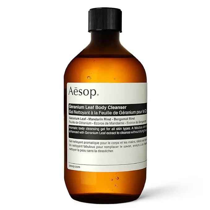 Easy-to-Use Aesop Geranium Leaf Body Cleanser Refill Gentle Shower Gel High-Grade