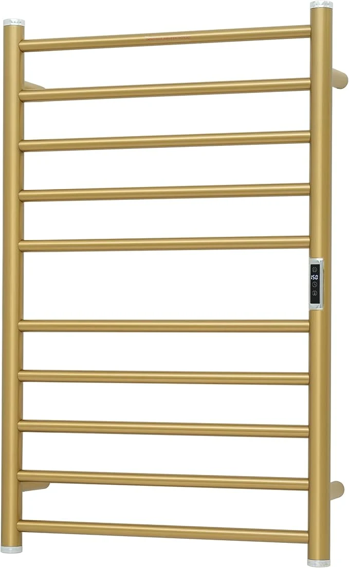 High-End Electric Towel Warmer Rack Heating Towel Warmer Timer Temperature Control Effective