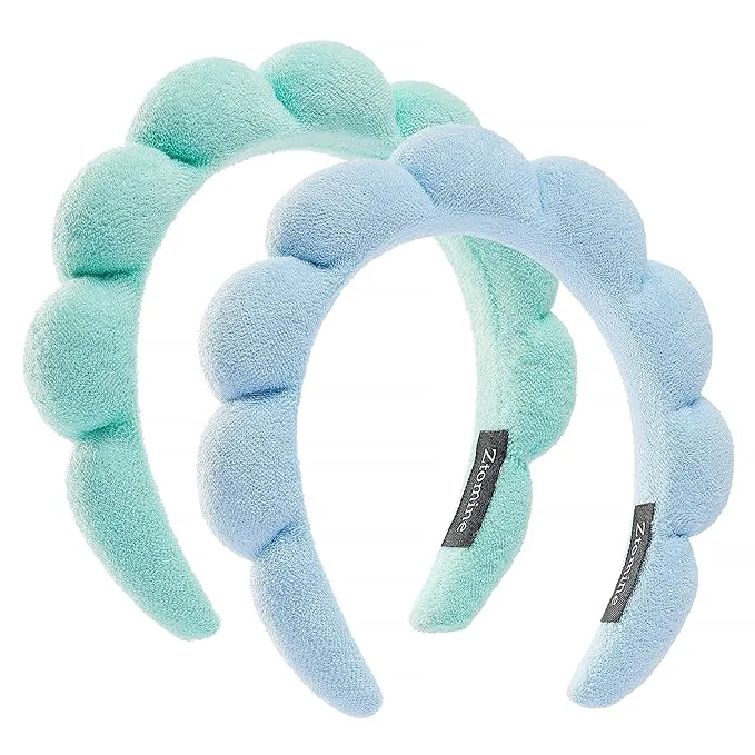 Safe Ztomine Spa Terry Cloth Face Washing Headband Combo World-Class