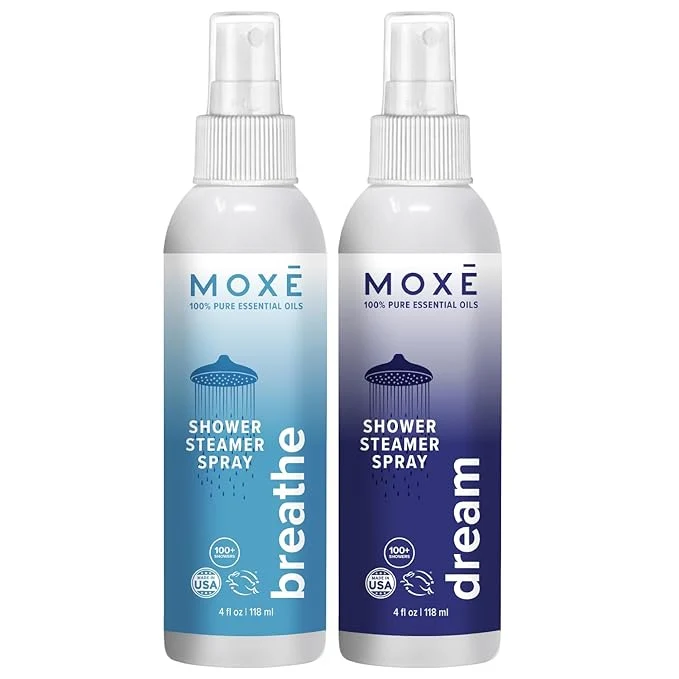 Consistent MOXE Shower Steamer Spray Essential Oils Natural Sleep Aromatherapy Made in Official