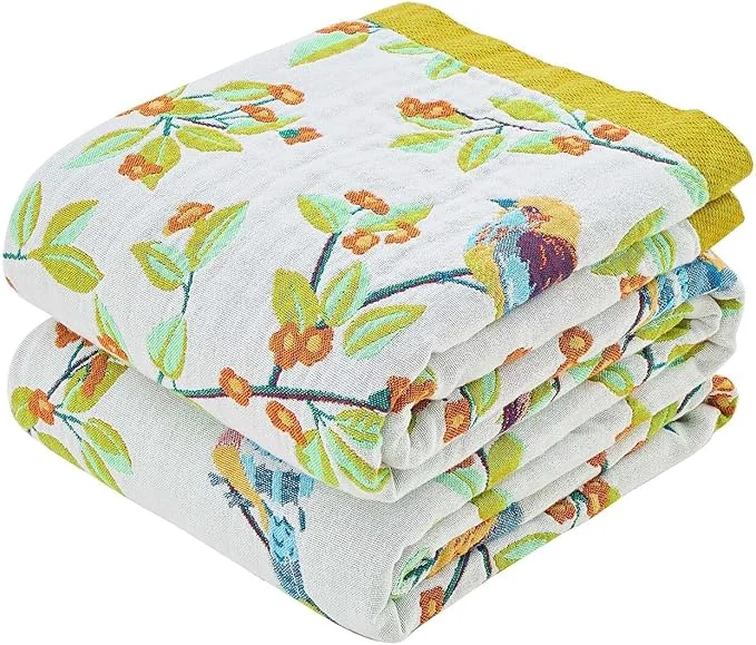 Outstanding Boho Throw Blanket for Bed Cotton Soft Rustic Quilt Fall Blanket 90 quot x98 quot Floral Printed Farmhouse Decor Bed Blankets All Season Rustic Reversible Bohemian Throw Quilt Authentic