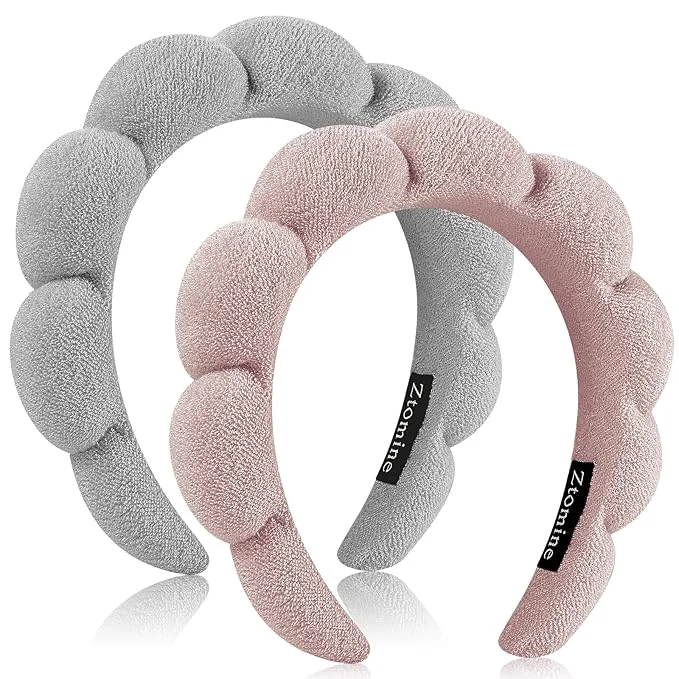First-Class Ztomine Spa Headbands for Washing Face or Facial Terry Cloth Headband Wash Artisan