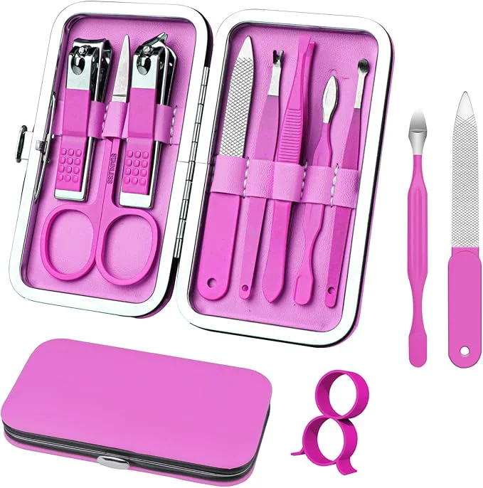 Proven Manicure Set 8 in 1 Nail Clipper Set Fingernail Toenail Clippers Manicure Exceptional
