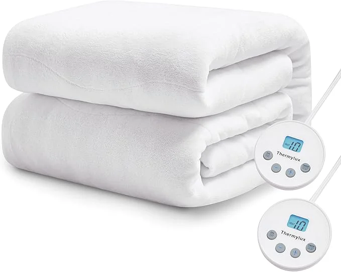 Quality Electric Mattress Pad King Size Quilted Wave 10 Heat Settings amp Dual Control with 12 Hour Auto Off Deep Pocket Fits up to 18 quot Coral Fleece Bed Warmer ETL Machine Washable 78 quot x80 quot Green