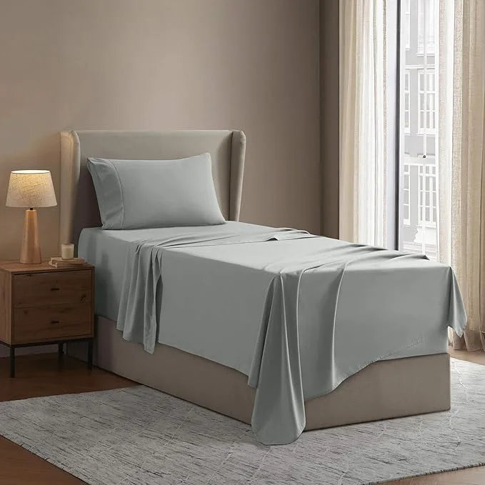 Artisan Nestl Twin Sheet Set – 1800 Ultra-Soft Microfiber Twin Bed Sheets – Double Brushed – Deep Pockets – Easy Fit – Extra Soft – 3 Piece Set – Bedding Sheets amp Pillowcases Twin Sage Green Stylish