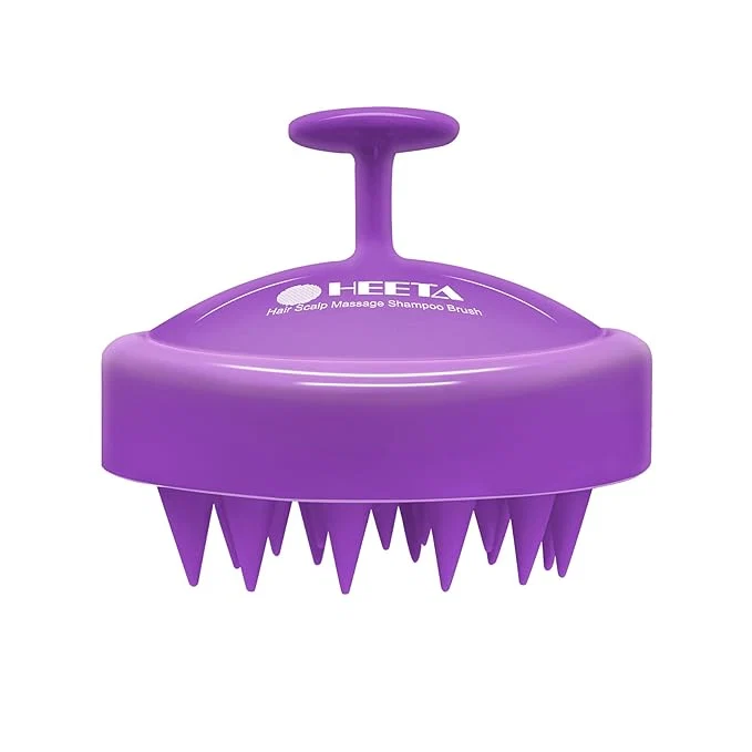 World-Class HEETA Scalp Massager Hair Growth Soft Silicone Scalp Scrubber Shampoo Brush Premium