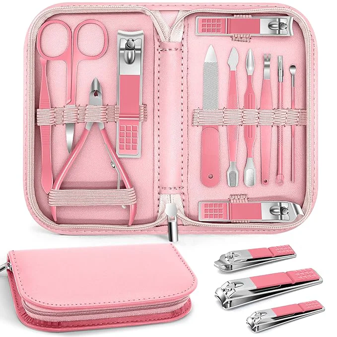 Innovative BLESWIN Manicure Pedicure Set Mens Nail Grooming Kit Manicure Pedicure Outstanding