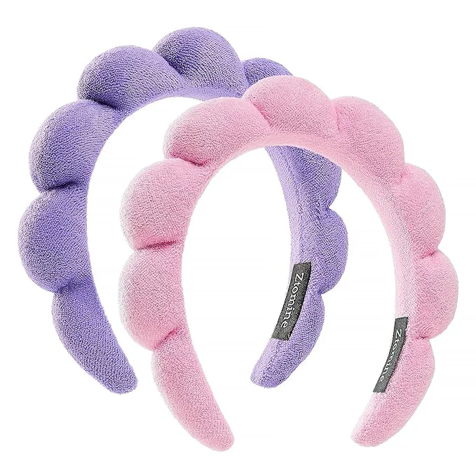 Verified Spa Facial Headbands Combo Pack Clean