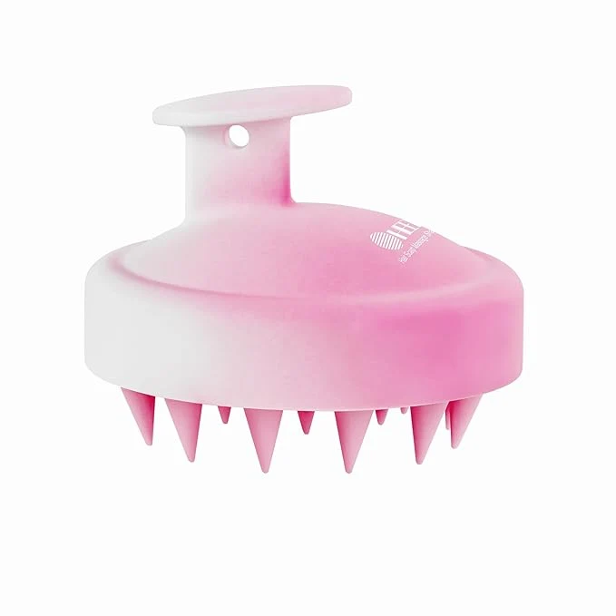 Healthy HEETA Scalp Massager Hair Growth Soft Silicone Scalp Scrubber Shampoo Brush Organic