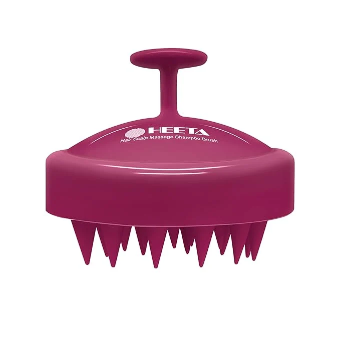 Green HEETA Scalp Massager Hair Growth Soft Silicone Scalp Scrubber Shampoo Brush Optimized