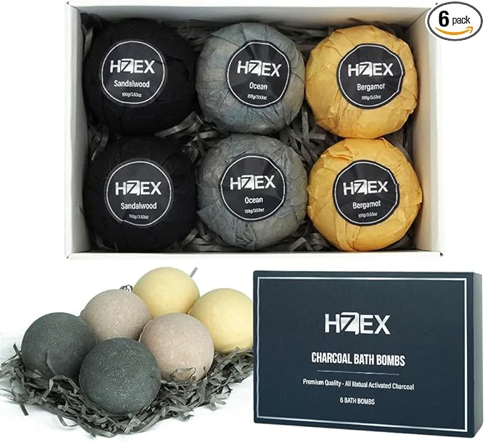 Contemporary HZEX Charcoal Activated Bath Bombs Elite