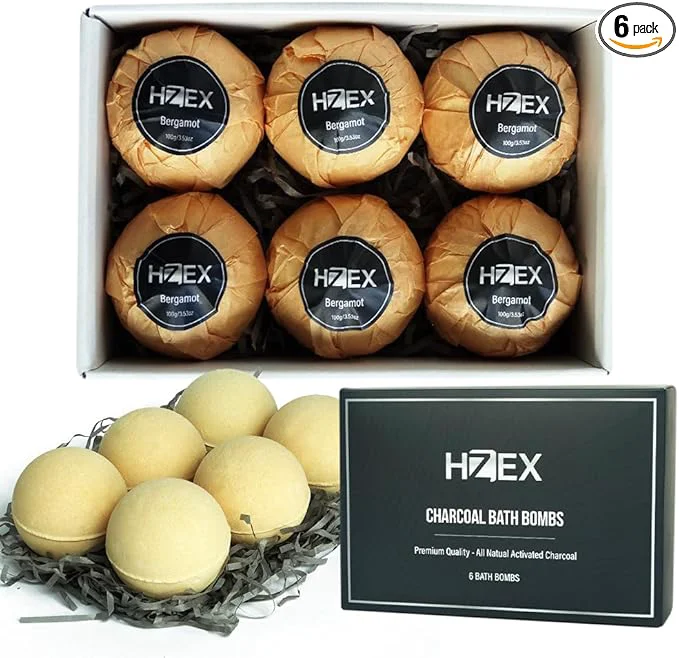 Fine HZEX Charcoal Activated Bath Bombs Consistent