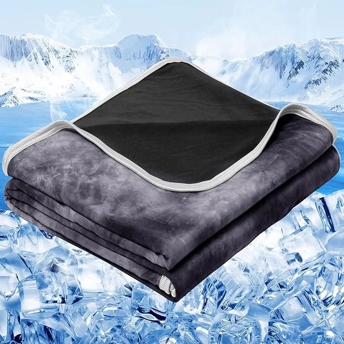 Contemporary inhand Cooling Throw Blanket 50 quot x60 quot Cooling Blankets for Hot Sleepers Absorbs Heat to Keep Adults Cool for Summer Nights Sweats Thin Cold Lightweight Blanket for Couch Bed All Season Use Advanced