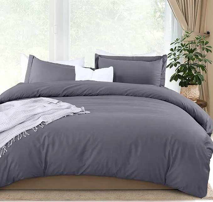 Proven Utopia Bedding Duvet Cover Queen Size – 3 Piece with Zipper Closure – 1 Comforter Cover 90X90 Inches amp 2 Pillow Shams 20X26 Inches White Comforter Not Included Verified