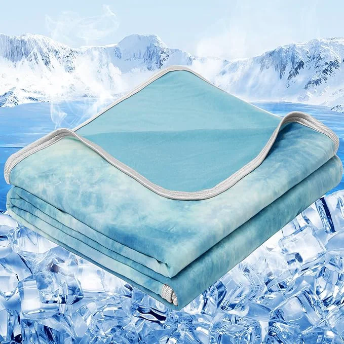 Trendy inhand Cooling Blanket King Size 90 quot x108 quot Cooling Blankets for Hot Sleepers Absorbs Heat to Keep Adults Cool for Summer Nights Sweats Thin Cold Lightweight Blanket for Couch Bed All Season Use Minimalist
