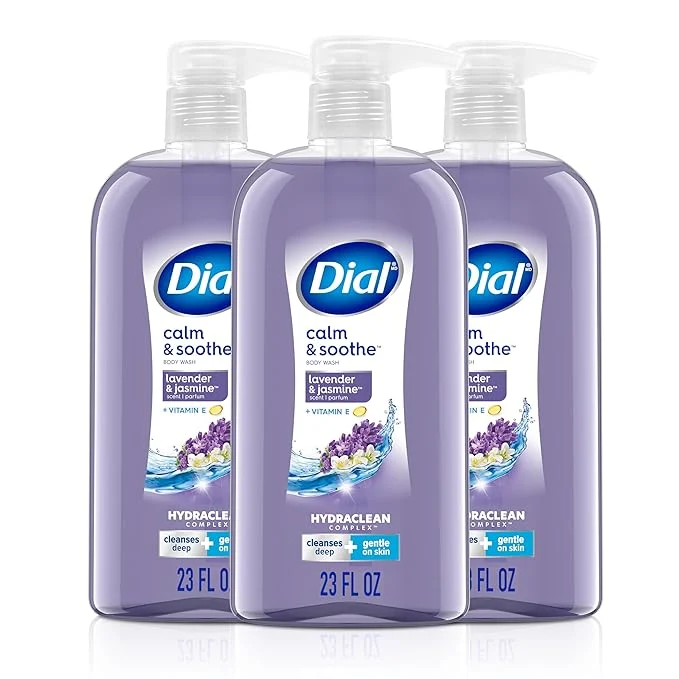 High-End Dial Body Wash Calm Soothe Lavender Jasmine Scent 23 fl oz Original