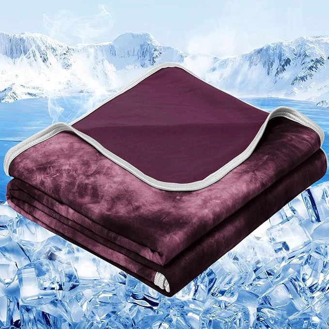 Specialty inhand Cooling Blanket Full Size 80 quot x90 quot Cooling Blankets for Hot Sleepers Absorbs Heat to Keep Adults Cool for Summer Nights Sweats Thin Cold Lightweight Blanket for Couch Bed All Season Use Elegant