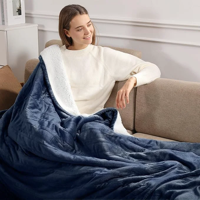 Minimalist Electric Blanket Full Size Heated Blanket 72 39 39 X84 39 39 – Fleece Heated Blankets Washable with 5 Heating Level amp 10 Hour Auto Off Heated Lap Blanket for Office Chair Blanket for Winter Great Gift Ideas User-Friendly