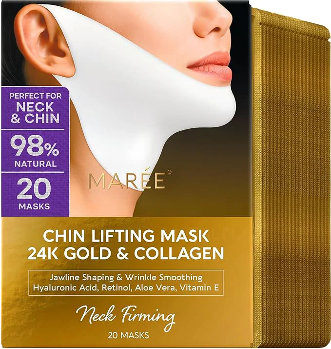 World-Class MAREE V Line Lifting Mask with 24K Gold – Deep Collagen Face Mask Genuine