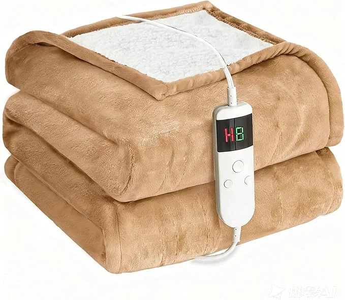 Professional Electric Heated Blanket Throw Size 50 39 39 x60 39 39 -Control Heating Blanket Soft amp Warm Flannel 10-Level Temperature Control 8 Hours Auto Off Rapid Heating amp Overheat Protection Artisan