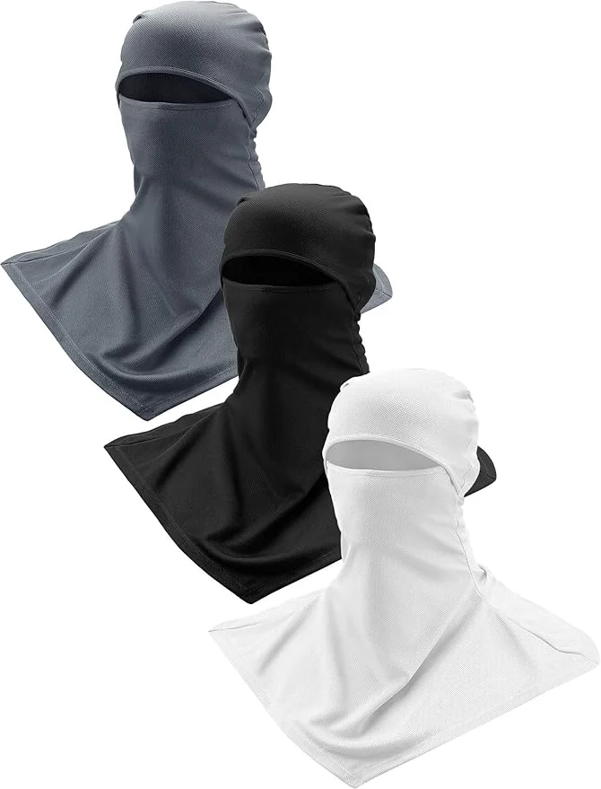 Sophisticated SATINIOR 3 Piece Balaclava Face Cover Sun Protection Neck Cover Summer Fashionable