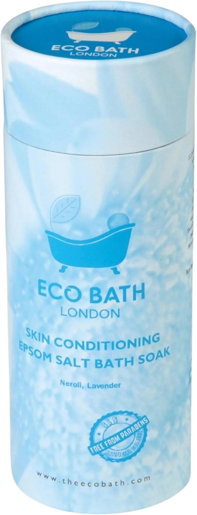 Consistent Eco Bath London Skin Conditioning Epsom Salt Bath Soak – Tube 2.2 LB Made in First-Class