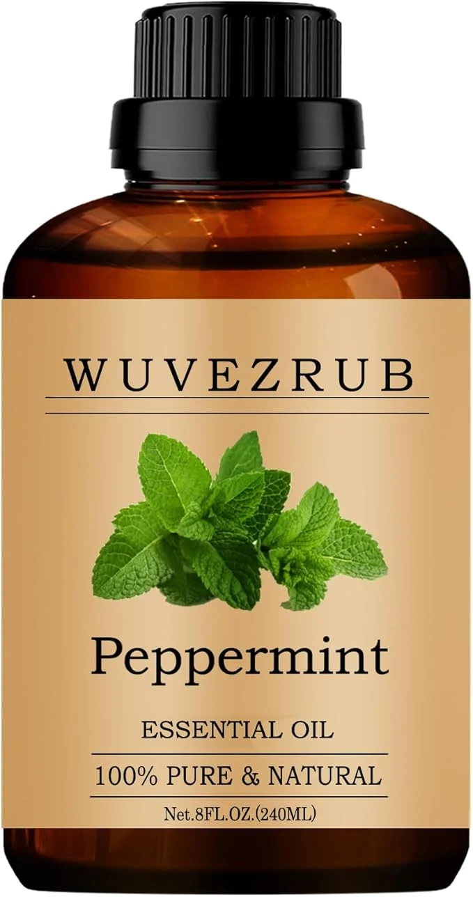 Green Peppermint Essential Oils 240ML Pure and Natural Essential Oil Versatile