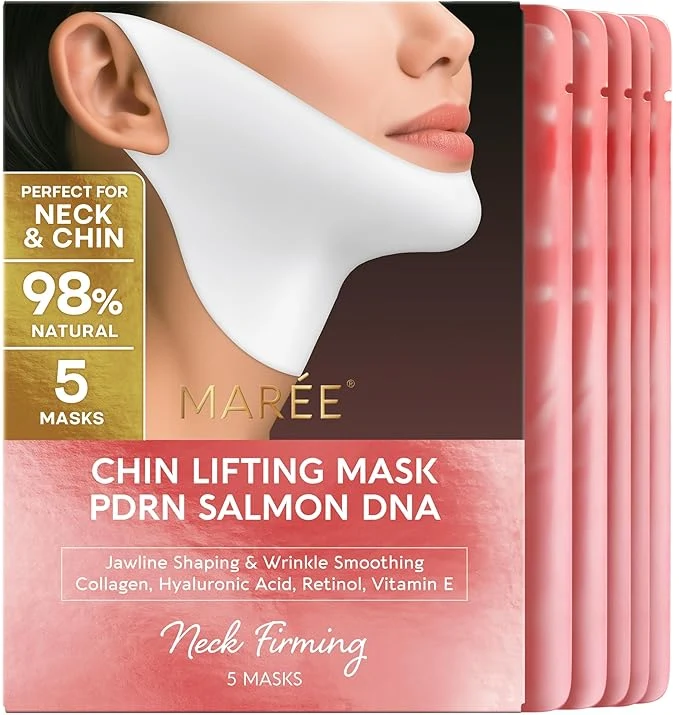 First-Class MAREE V Line Lifting Mask with PDRN Salmon DNA – Deep Collagen Face Mask Detailed