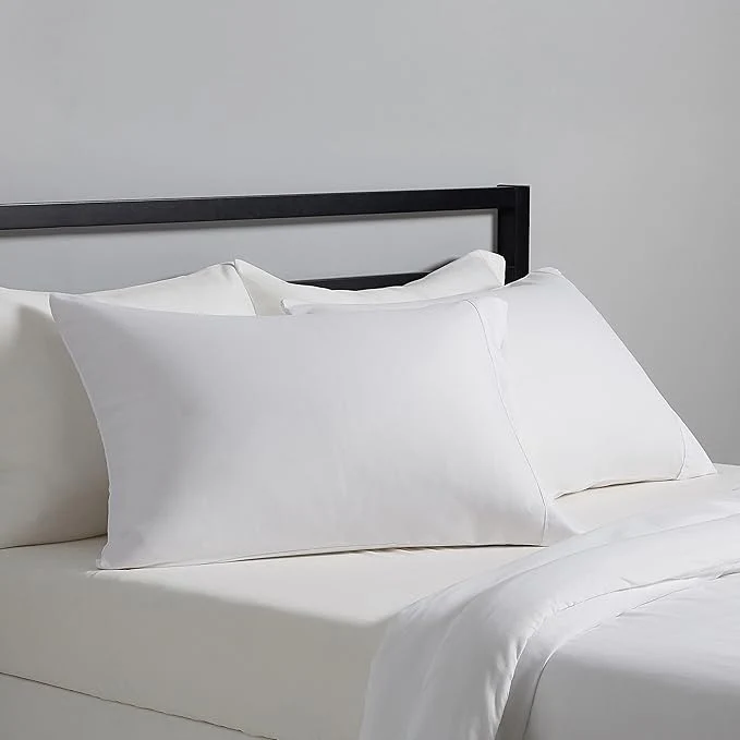 User-Friendly Amazon Basics King Pillowcases Set of 2 – Lightweight Super Soft Easy Care Microfiber Bright White 40 quot L x 20 quot W Pillows Not Included Luxury