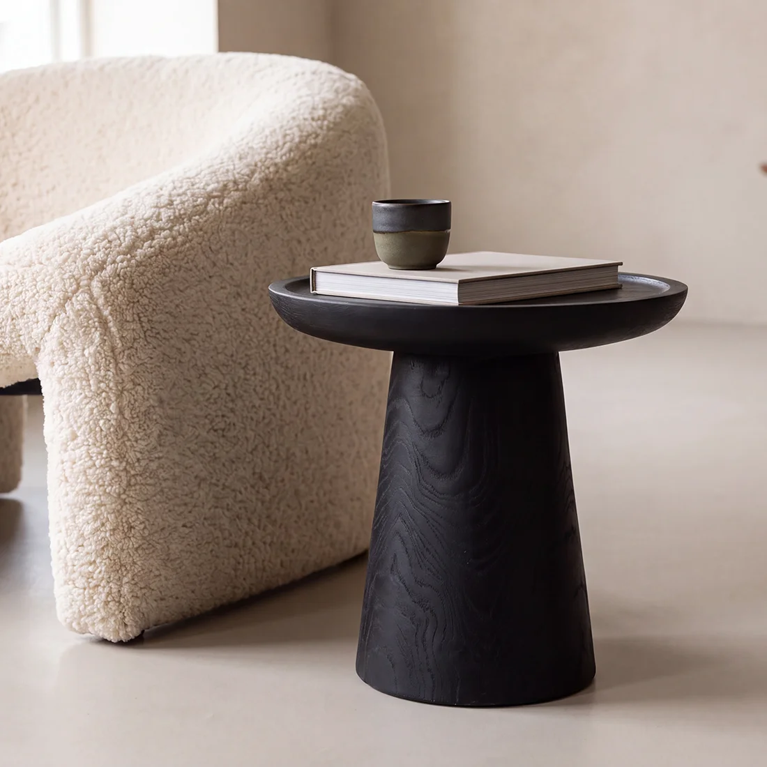 Pure Nero side table Dusk Flexible