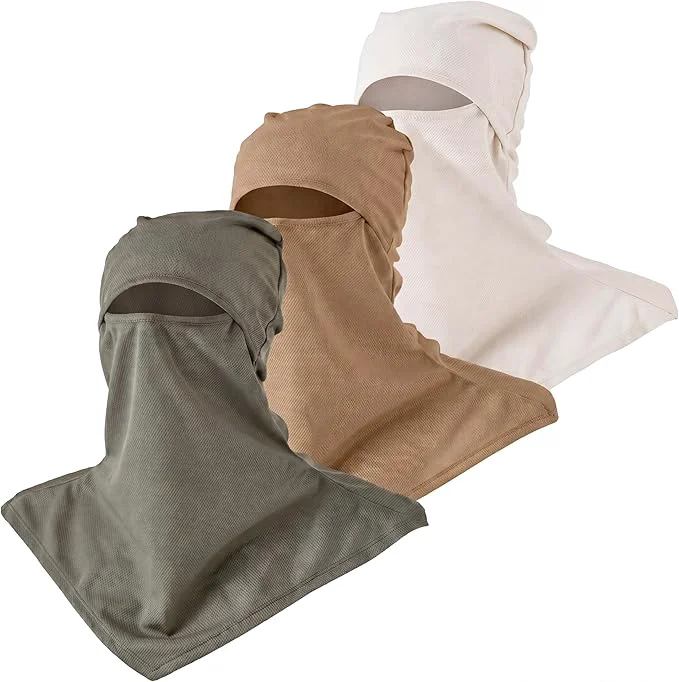 Natural SATINIOR 3 Piece Balaclava Face Cover Sun Protection Neck Cover Summer User-Friendly