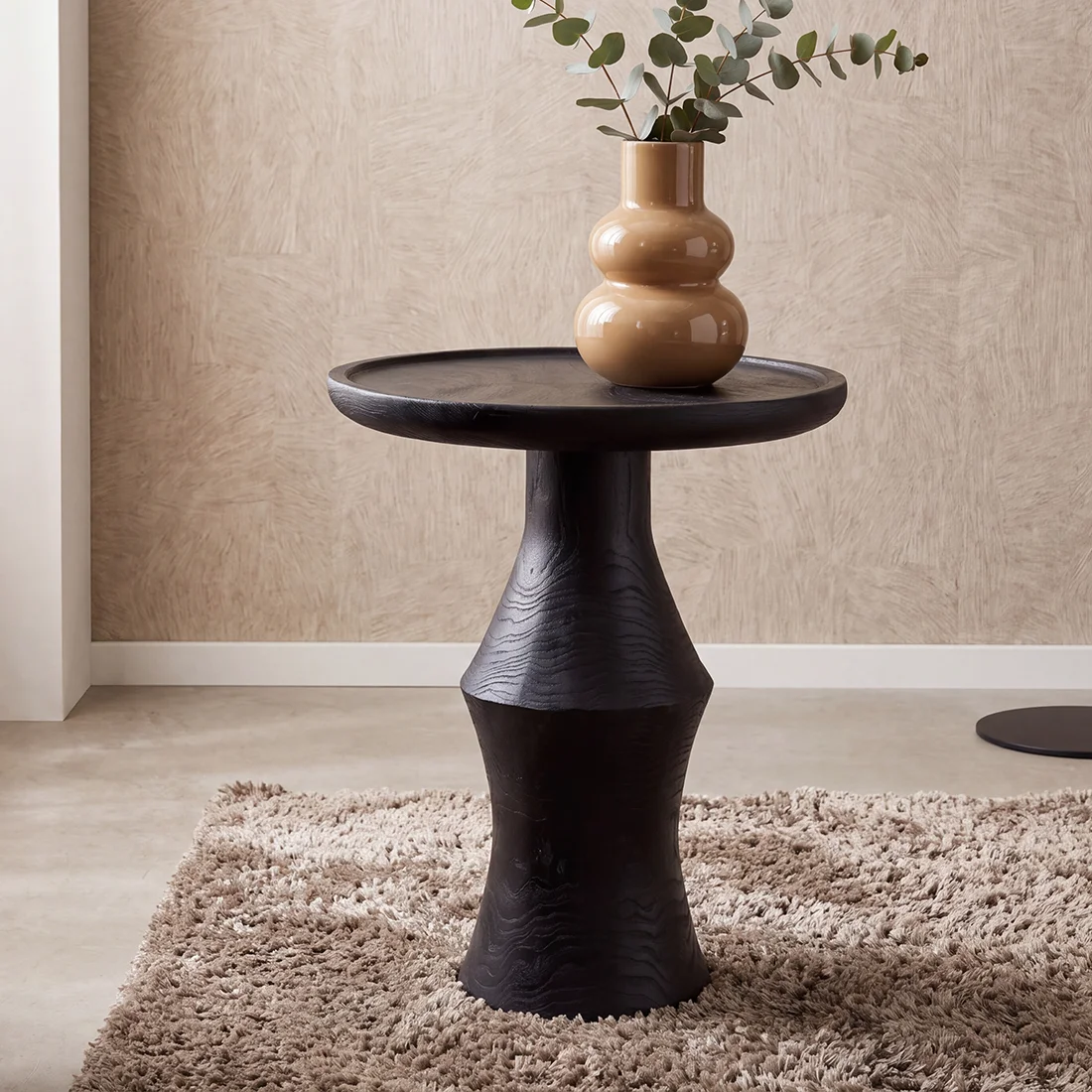 First-Class Nero teak side table Twilight Relaxed
