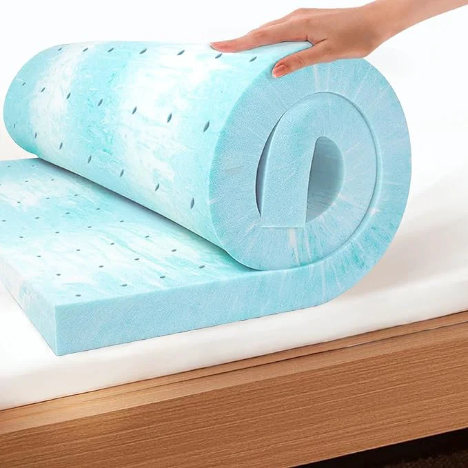 Convenient EGO Topper 4 Inch Twin Memory Foam Mattress Topper Gel Foam Mattress Topper for Pressure Relief Ventilated Design Bed Topper in a Box CertiPUR-US 38 quot ×75 quot Medium High-Performance