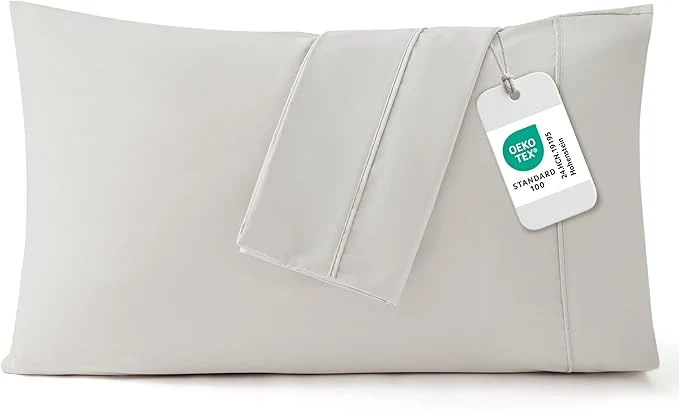 Crafted Bedsure Queen Pillow Cases Set of 2 – Brushed Microfiber Pillowcase 2 Pack Super Soft Pillowcase Pillow Case Covers with Envelope Closure for Kids Wrinkle Fade Resistant Linen 20×30 Inches Comfortable