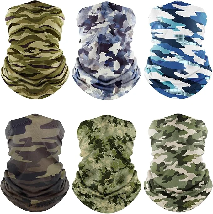 Trusted Fuinloth Neck Gaiter 6 Pack Cooling UV Protection Bandana Face Mask Gator Scarf Smart